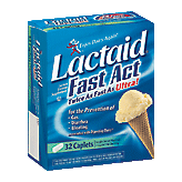 Lactaid Fast Act lactase enzyme supplement caplets Left Picture